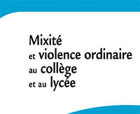 Détail couverture Mixité et violence ordinaire au collège et au lycée