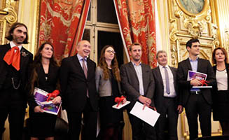 prix jeaune Chercheur Ville Lyon 2016 ENS Lyon Emeline Comby EVS, Jenny Sorce