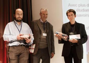 Arezki Boudaoud, Yves Couder et Olivier Hamant