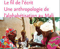 Détail couverture Le fil de l'écrit. Une anthropologie de l'alphabétisation au Mali