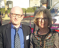 Frédéric Chaput, geneviève Fioraso, MATHYM ENS Lyon prix entreprise innovante 2014