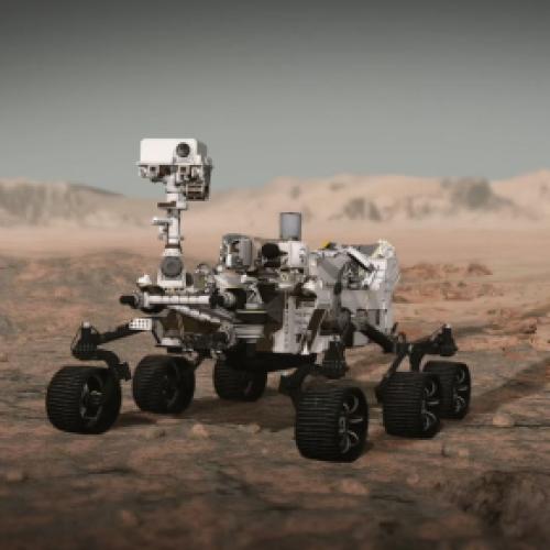 Du quartz sur Mars © Fab & Fab Studios / VR2Planets / CNES / CNRS Images – 2021