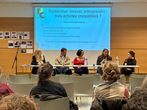 Table ronde "Rechercher, innover, entreprendre : trois activités compatibles ?"