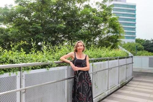 Alexia Auffèves, au Centre for Quantum Technologies, où est hébergé le Majulab, à Singapour, le 24 février 2026.