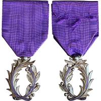 Insigne de chevalier de l'ordre des Palmes académiques