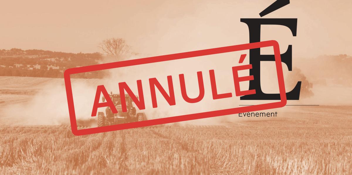 Événement annulé